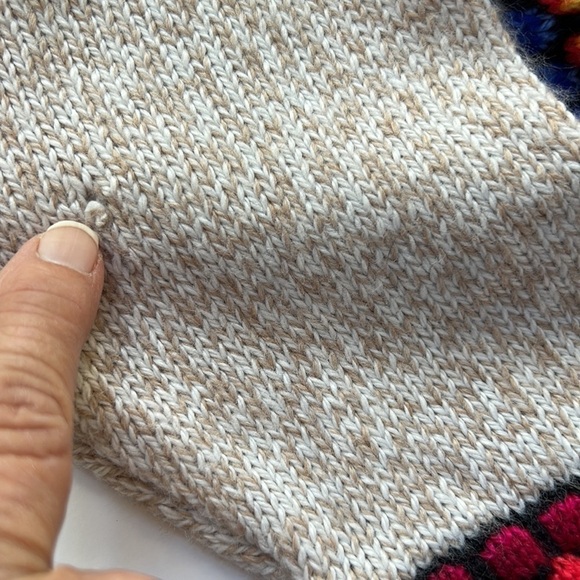 Peruvian Alpaca Embroidered Hoodie Sweater - Picture 5 of 7